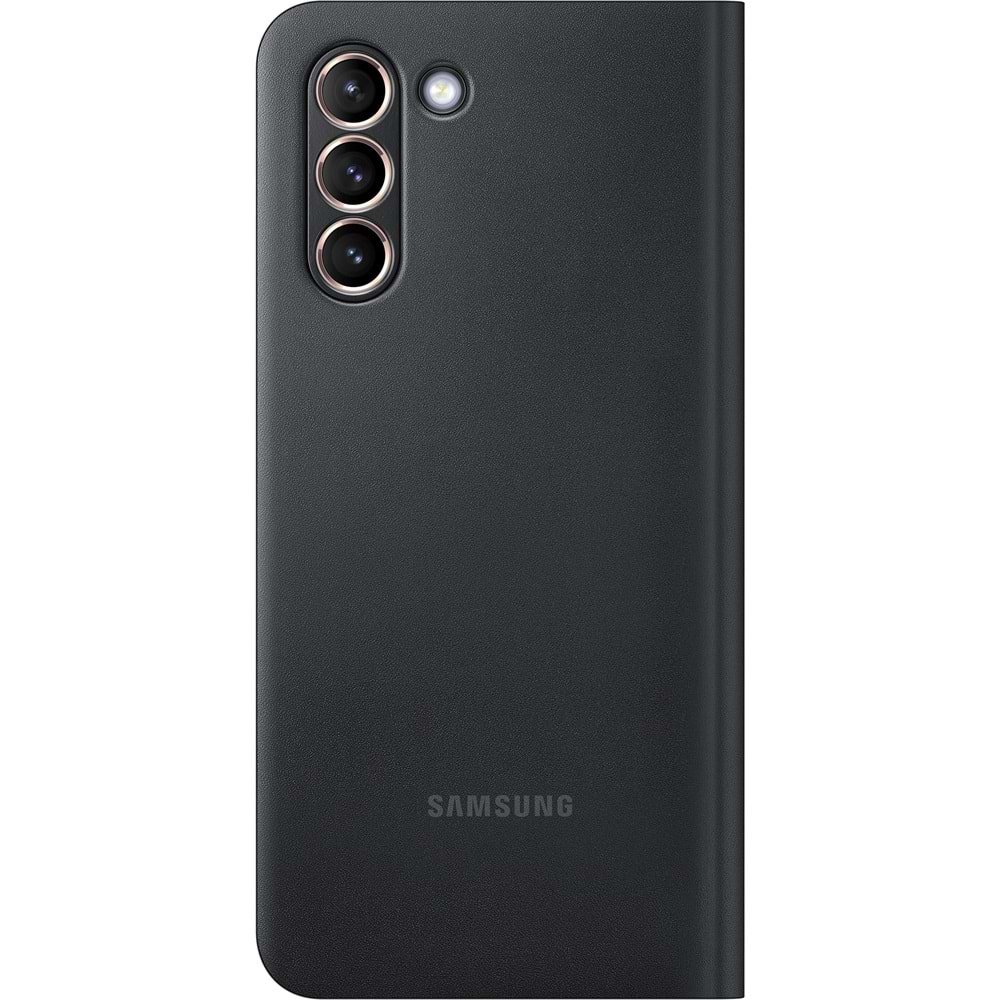 Samsung Galaxy S21+ Plus için Smart LED View Kapaklı Kılıf, Siyah EF-NG996PBEGTR