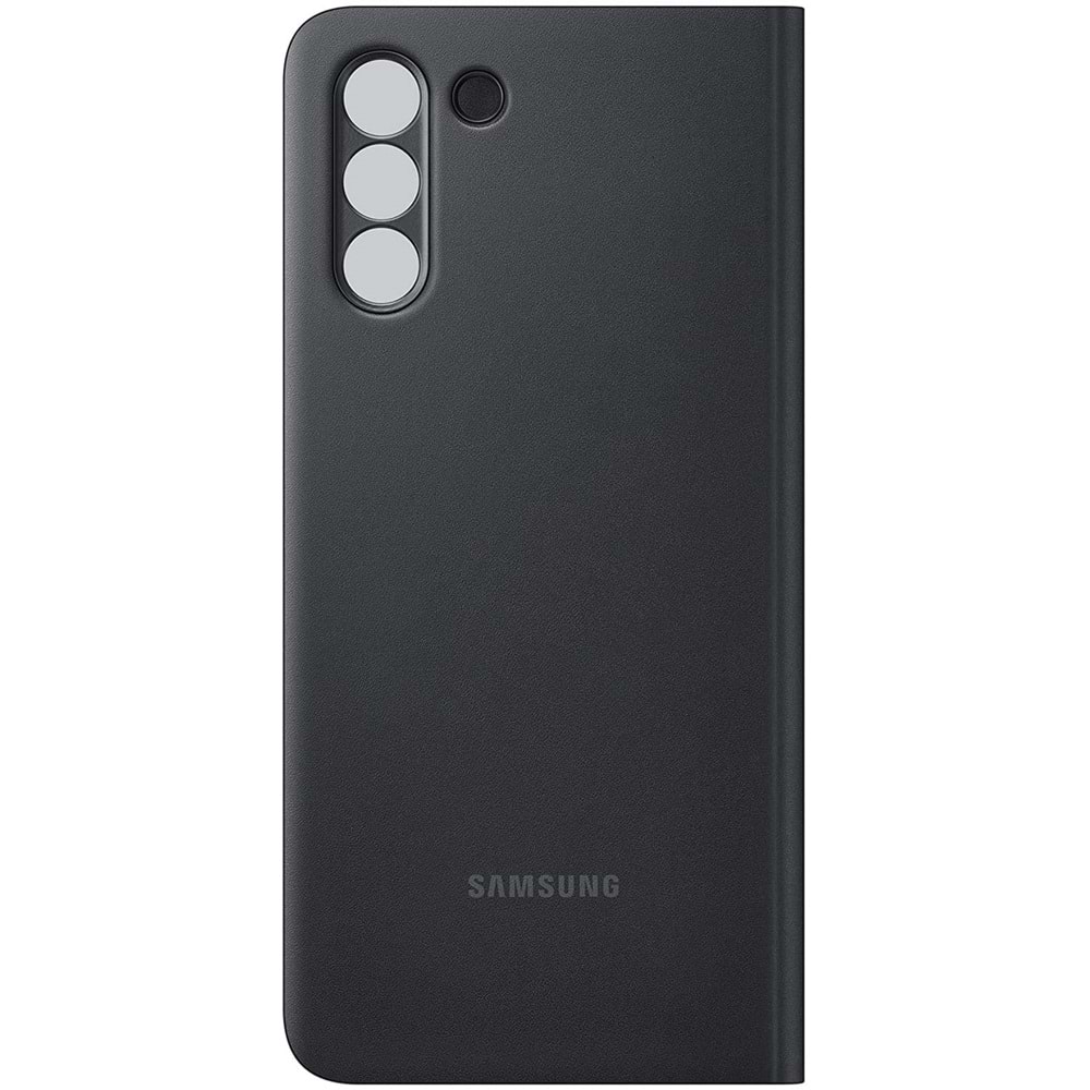 Samsung Galaxy S21+ Plus için Smart Clear View Kapaklı Kılıf, Siyah EF-ZG996CBEGTR