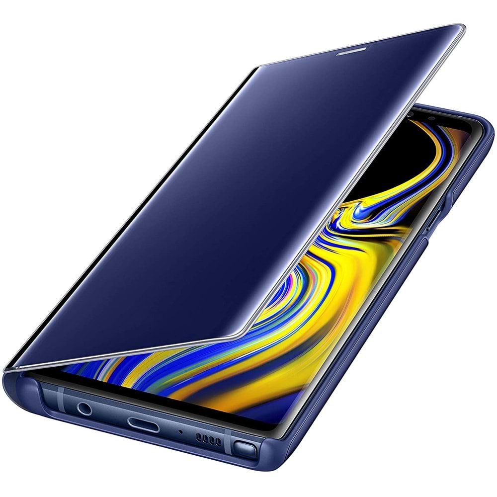 Samsung Galaxy Note 9 Clear View Standing Kılıf, Mavi EF-ZN960CLEGWW