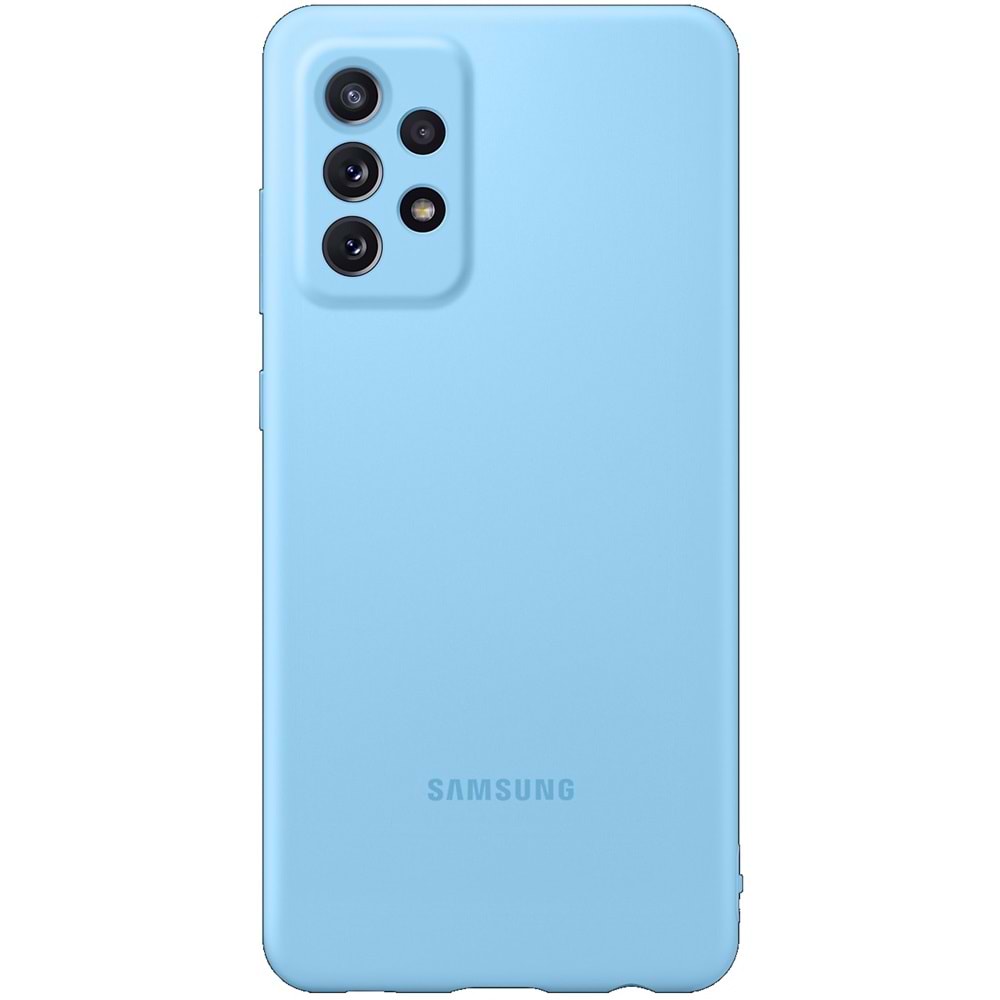 Samsung Galaxy A72 Slim Silikon Kılıf, Mavi EF-PA725T Silicone Cover