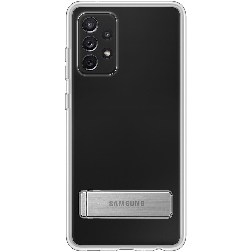 Samsung Galaxy A72 Ayaklı Şeffaf Kılıf Clear Standing Cover EF-JA725C