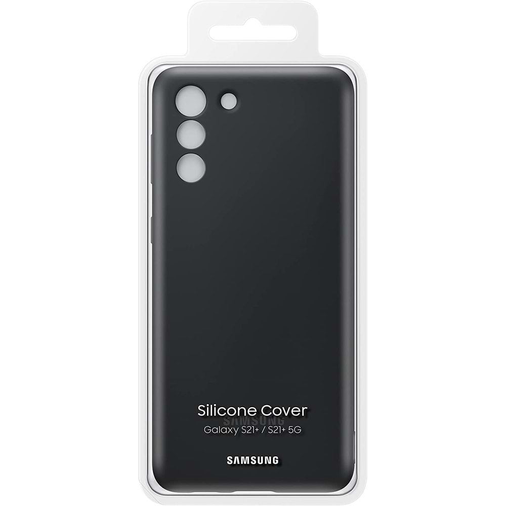 Samsung Galaxy S21 Silikon Cover Kılıf, Siyah EF-PG991TBEGWW