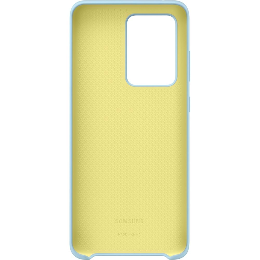 Samsung Galaxy S20 Ultra 5G Silicone Cover Silikon Kılıf, Mavi EF-PG988T