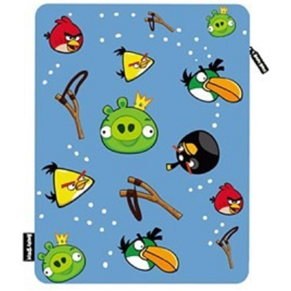 Angry Birds Apple iPad 9,7 inç Premium Soft Koruma Kılıfı, Mavi