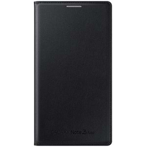 Samsung Galaxy Note 3 Neo N7500 Orjinal Flip Wallet Kapaklı Kılıf, Siyah