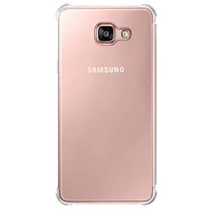 Samsung Galaxy A7 2016 Clear View Cover Akıllı Kılıf, Rose Gold EF-ZA710CZEGWW