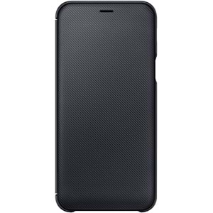 Samsung Galaxy A6 Flip Wallet Kapaklı Cüzdan Kılıf, Siyah EF-WA600CBEGWW