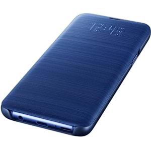 Samsung Galaxy S9 LED View Cover Standing Kılıf, Mavi EF-NG960PLEGWW