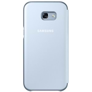 Samsung Galaxy A5 2017 Neon Flip Wallet Kapaklı Kılıf, Mavi EF-FA520PLEGWW