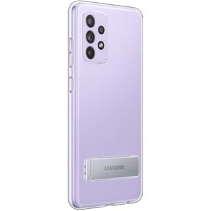 Samsung Galaxy A72 Ayaklı Şeffaf Kılıf Clear Standing Cover EF-JA725C