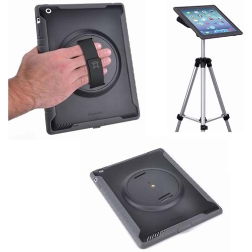 XtremeMac Microshield Grip iPad Air 1. Nesil (A1474, A1475 ve A1476) için Multi Fonksiyon Kılıf