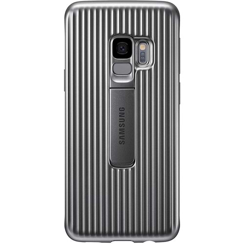 Samsung Galaxy S9 Protective Standing Cover Kılıf, Gümüş EF-RG960CSEGWW
