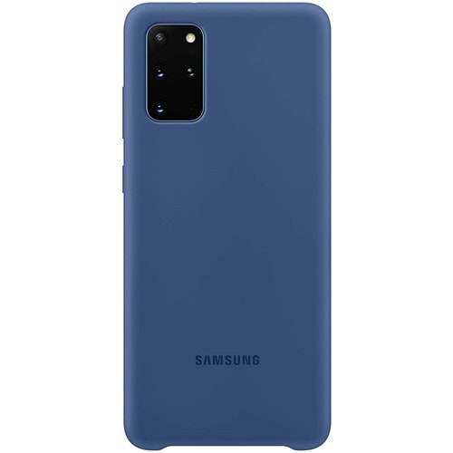 Samsung Galaxy S20+ Plus için Silikon Cover Kılıf, Lacivert EF-PG985TNEGWW