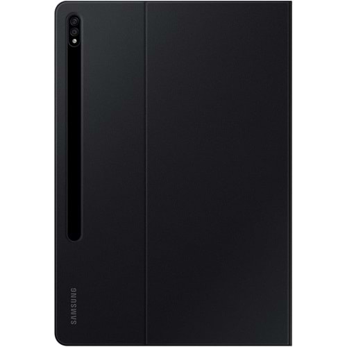 Samsung Galaxy Tab S7+ Plus (SM-T970) Book Cover Kapaklı Kılıf, Siyah EF-BT970PBEGEU