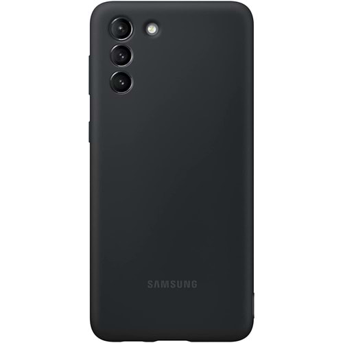 Samsung Galaxy S21+ Plus için Silikon Cover Kılıf, Siyah EF-PG996TBEGWW