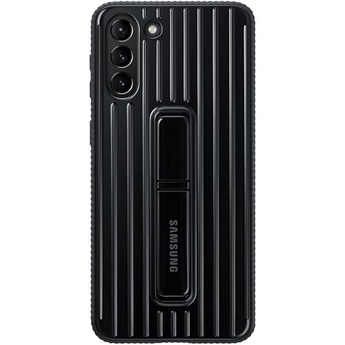 Samsung Galaxy S21+ Plus için Protective Standing Cover Kılıf, Siyah EF-RG996CBEGWW